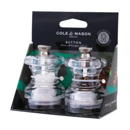 Cole & Mason Button Mini Salt & Pepper Mill Gift Set