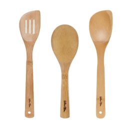 Helen's Asian Kitchen Bamboo Stir Fry Tools, 3 pc set