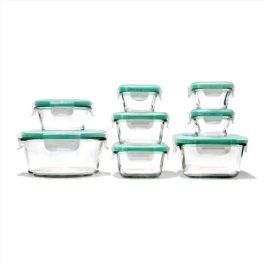 OXO 16 Piece Glass Smart Seal Everyday Container Set